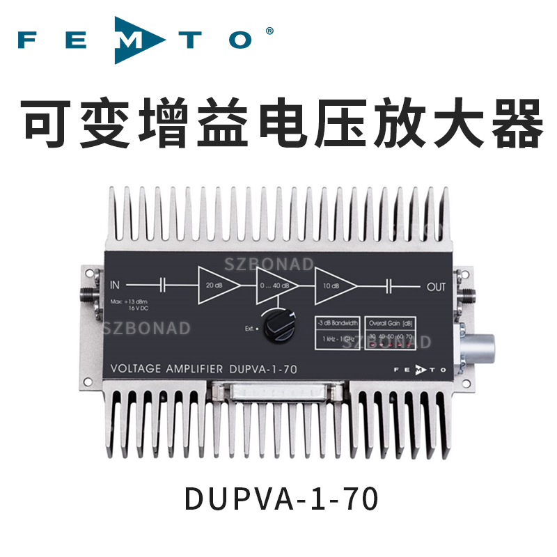 DUPVA-1-70可變?cè)鲆?GHz電壓放大器德國(guó)FEMTO