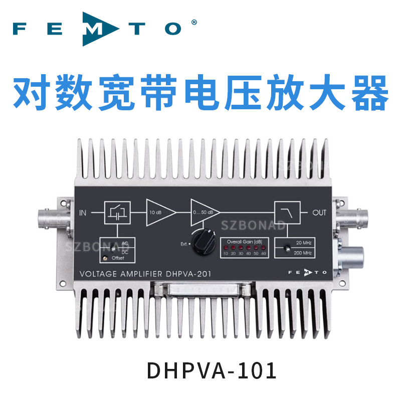 DHPVA-101寬帶電壓放大器100MHz增益德國(guó)FEMTO